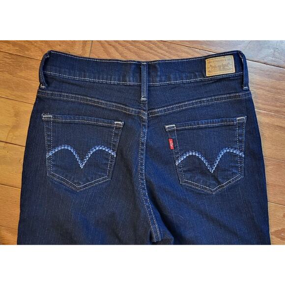 Levi's 512 Womens (Size 4) Blue Denim Perfectly Slimming Ankle Pencil Jeans - Picture 4 of 16